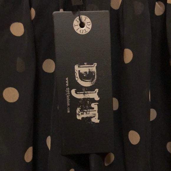 DJ T fashion elastic waist blouse sheer sleeves - Picture 3 of 5